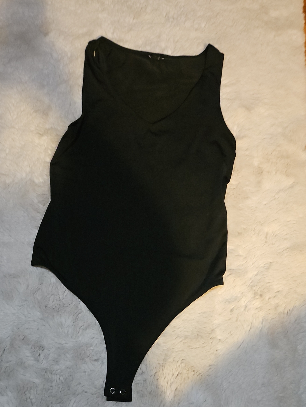 Express Black Sleeveless Bodysuit